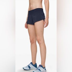 Lululemon Speed Up Short *2.5" - Navy, Sz 12